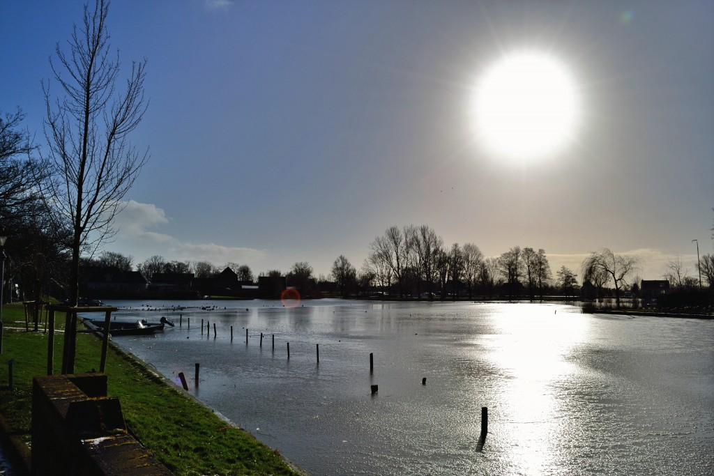 Essa é a vista de Broek in Waterland, essa cidade parece de brinquedo