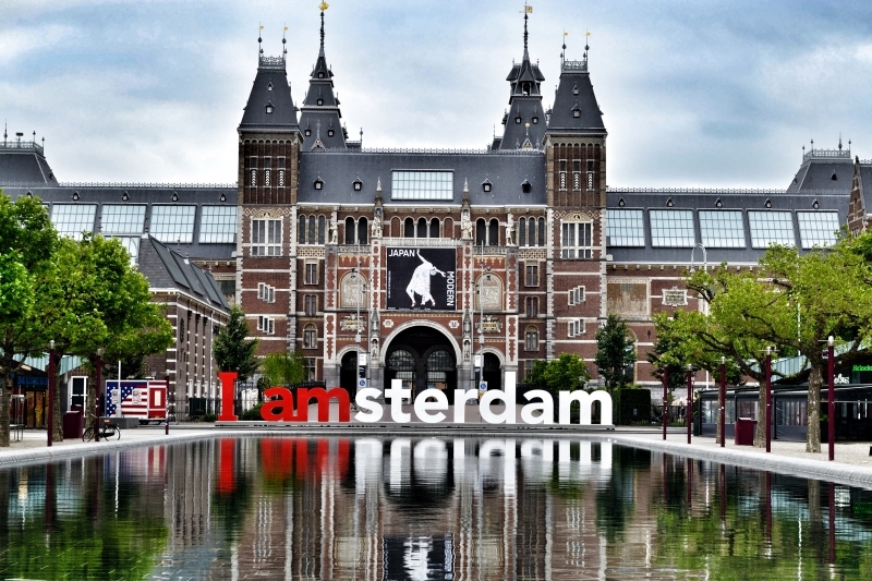 O Museumplein em Amsterdam