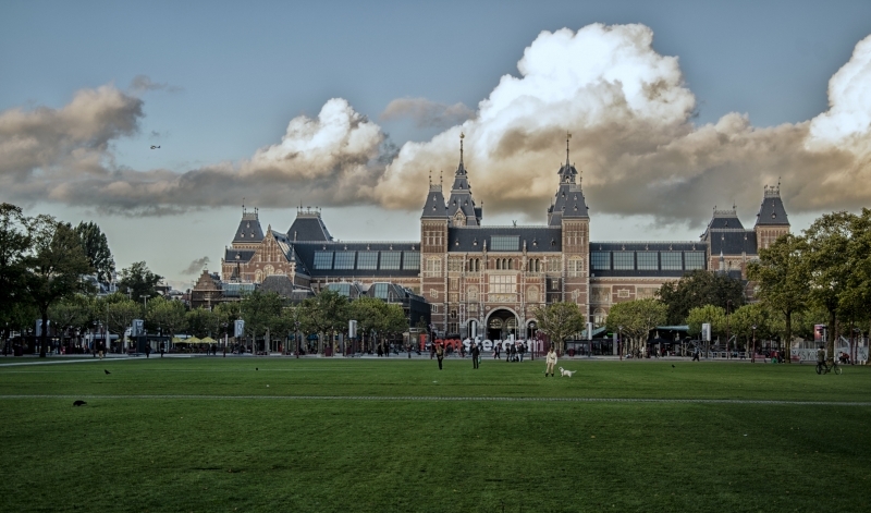 O Museumplein em Amsterdam