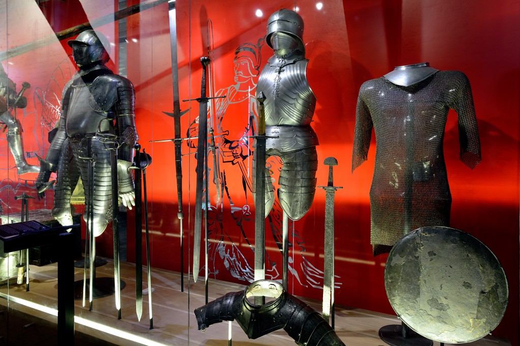 Suits of armour at the castle